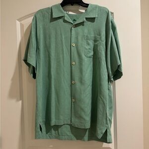 Tommy Bahama Sage Green Casual Button Down Shirt
